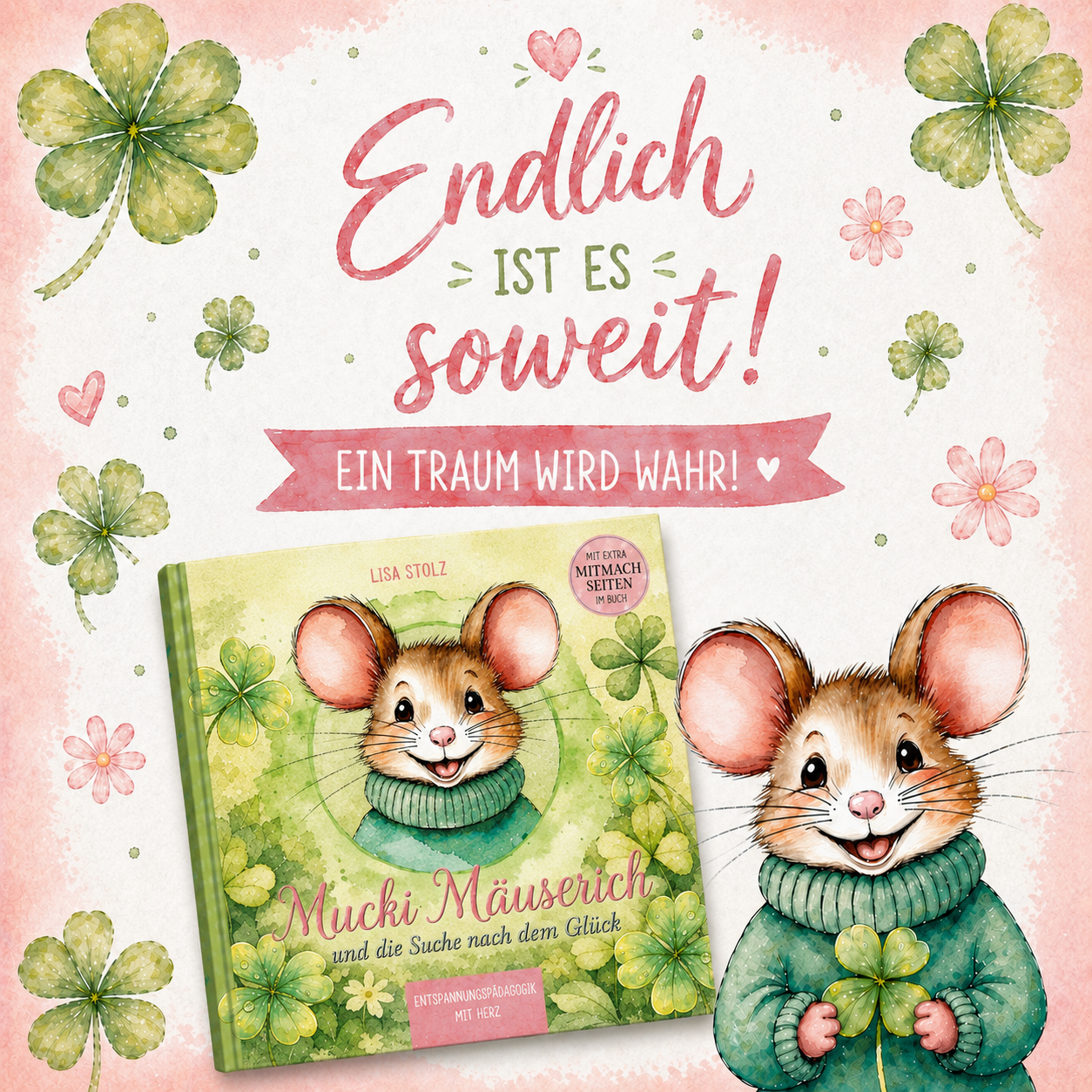 Mucki Mäuserich und die Suche nach dem Glück — korrigiertes Covermotiv